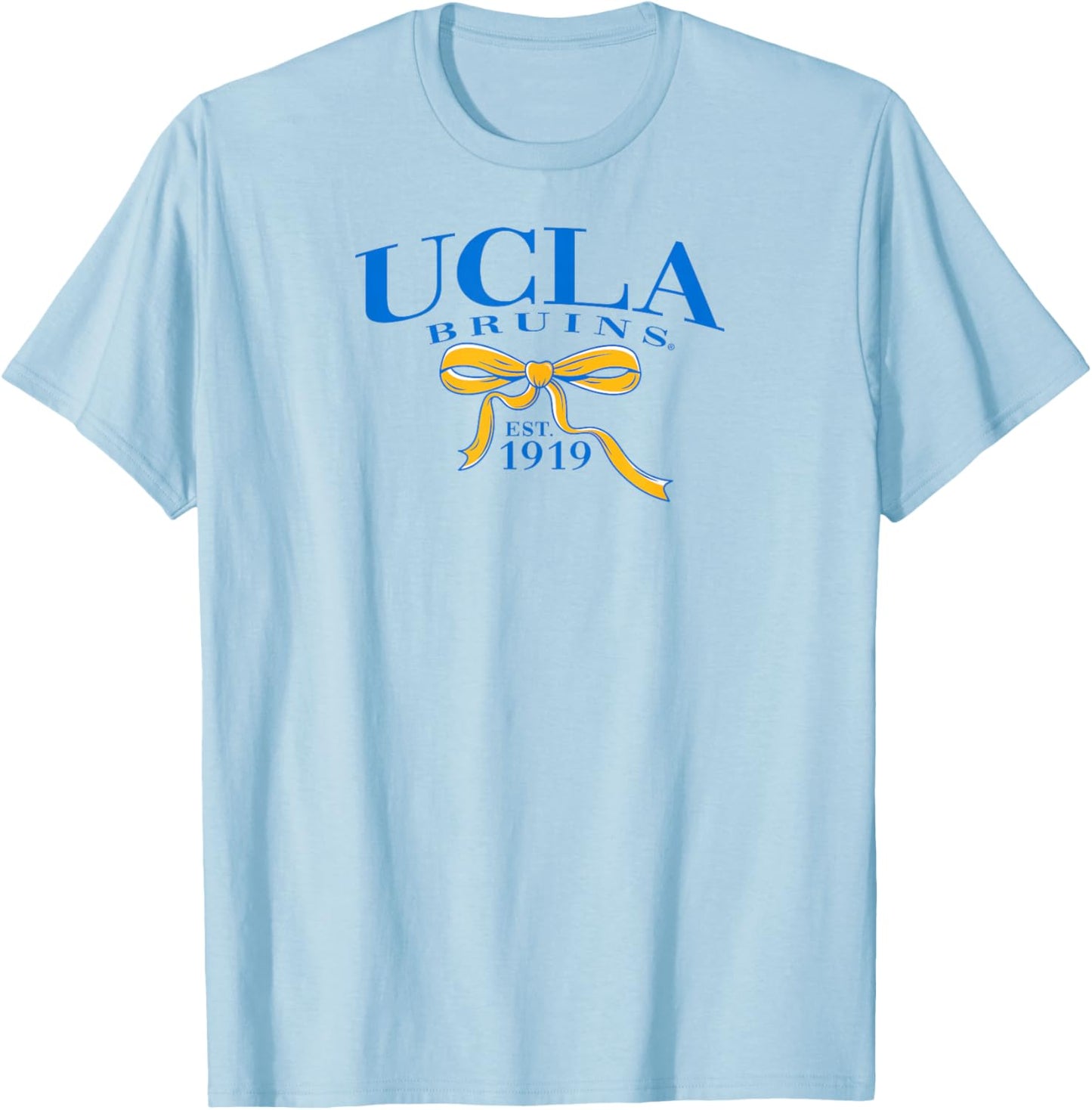 UCLA Bruins Bow Arch Gray Officially Licensed T-Shirt - T-Shirt | Light Blue