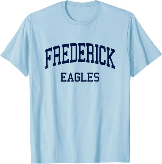 Frederick High School HS Frederick CO Retro T-Shirt - T-Shirt | Light Blue