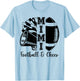 Football Cheer Mimi Grandma High School Cheerleader Pom Pom T-Shirt - T-Shirt | Light Blue