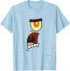 Plankton Yelling Big Face Easy Costume Funny Cartoon T-Shirt - T-Shirt | Light Blue