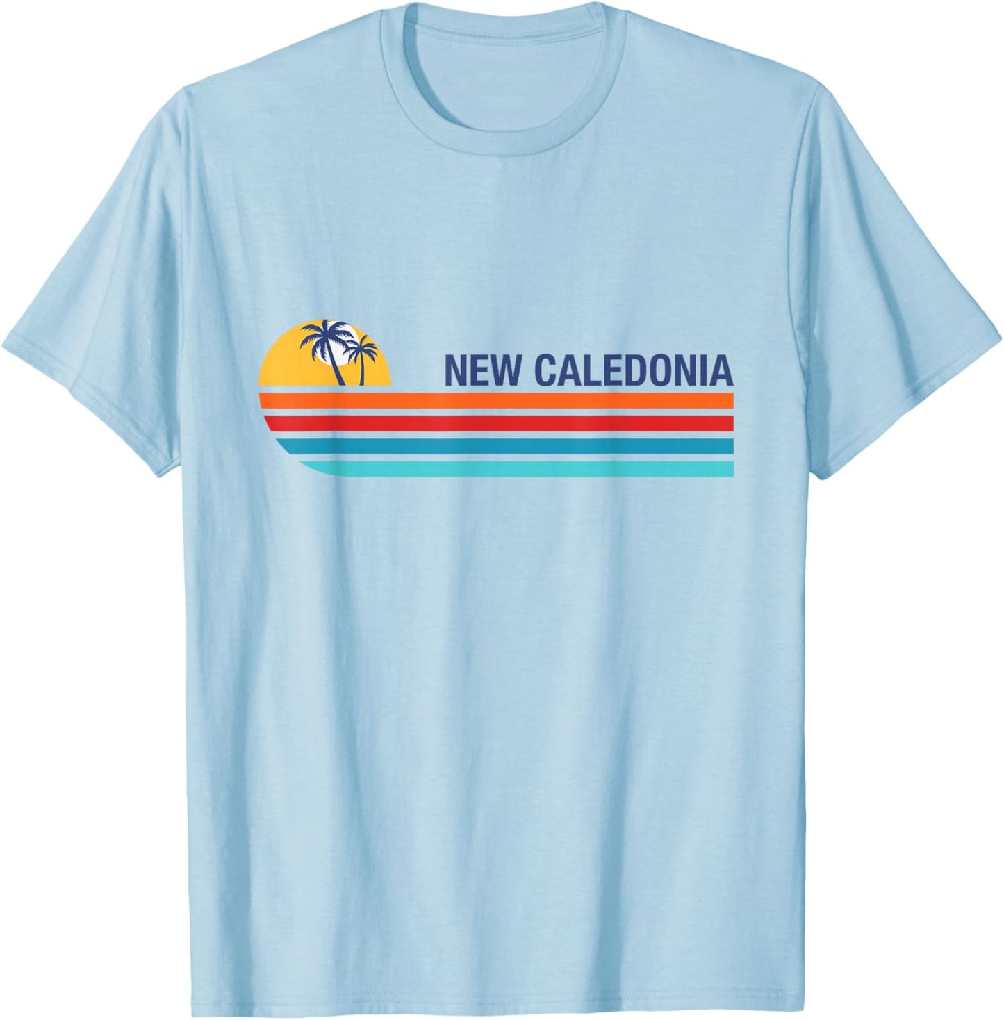 Paysage coloré de Nouvelle-Calédonie T-Shirt - T-Shirt | Light Blue