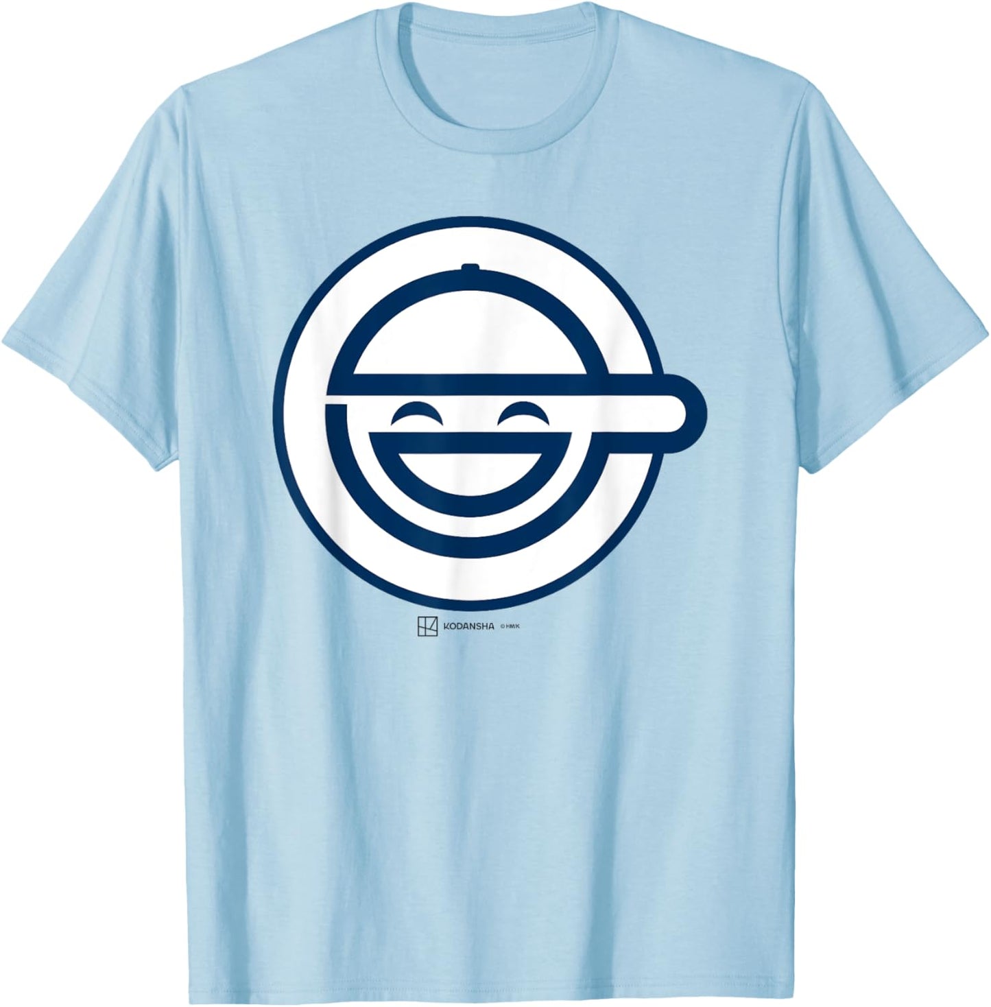Ghost in The Shell Stand Alone Complex The Laughing Man Logo T-Shirt - T-Shirt | Light Blue