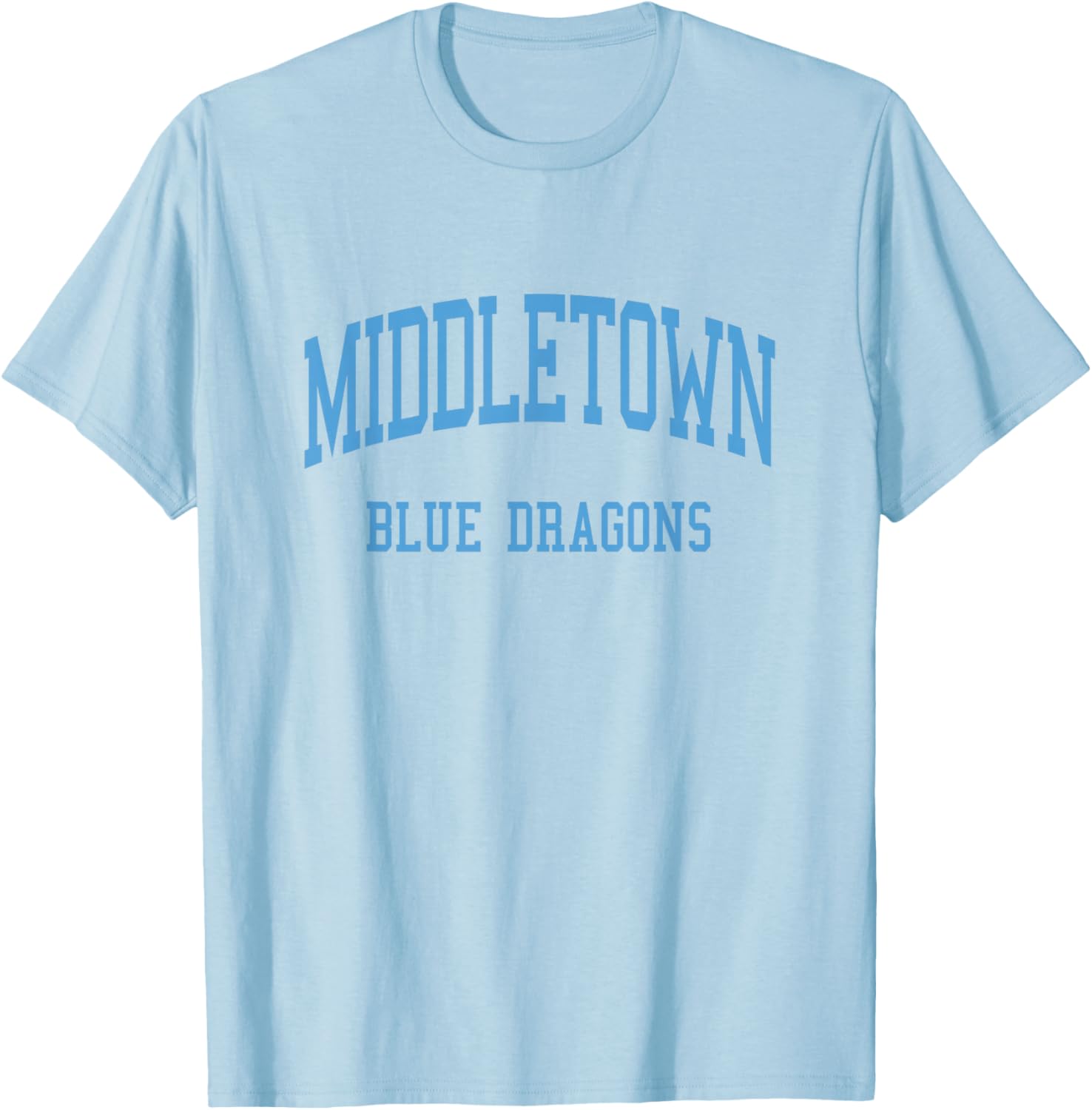 Middletown High School HS Middletown CT Retro T-Shirt - T-Shirt | Light Blue