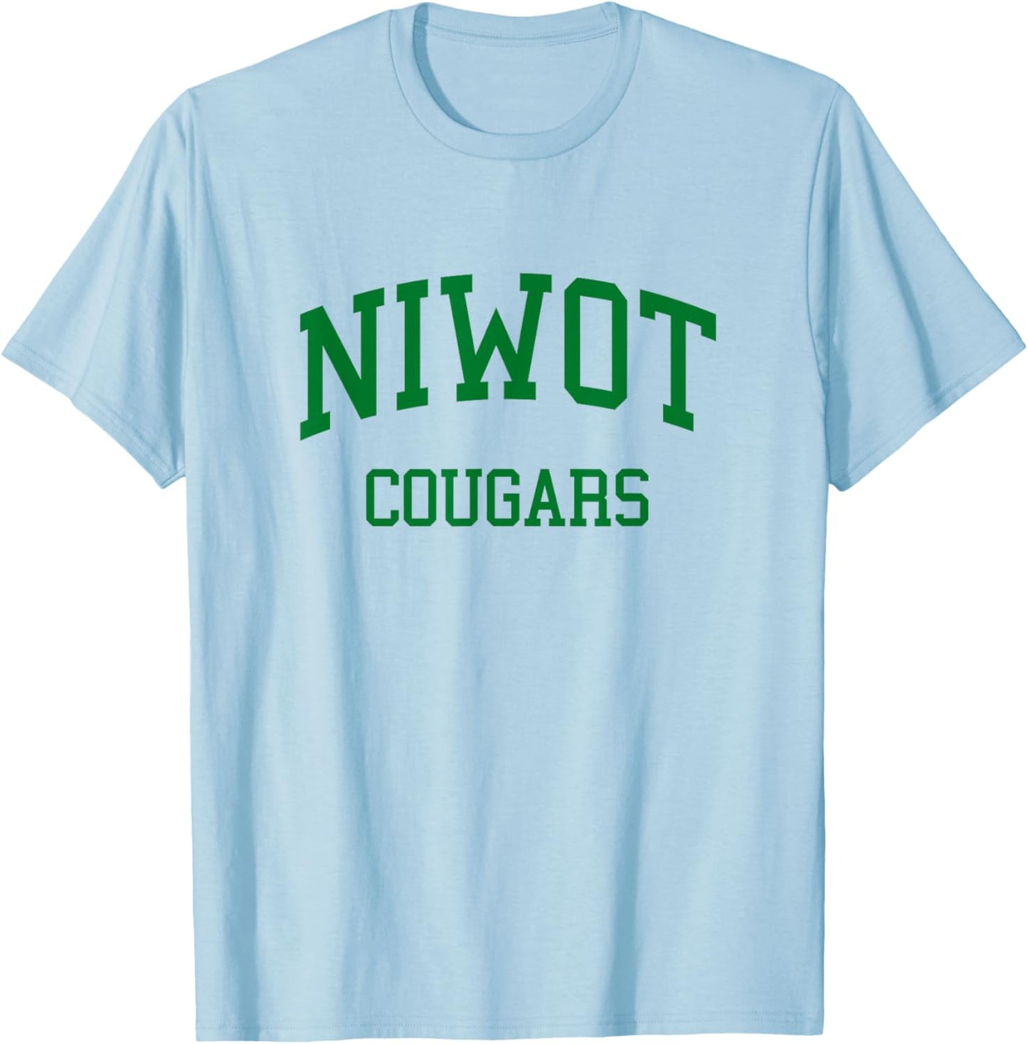 Niwot High School HS Niwot CO Retro T-Shirt - T-Shirt | Light Blue