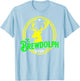 Brewdolph Funny Reindeer Holidays Christmas Beer Drinking T-Shirt - T-Shirt | Light Blue