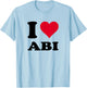 J'adore Abi T-Shirt - T-Shirt | Light Blue