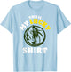 NBA Dallas Mavericks St. Patrick's Day Lucky Shirt T-Shirt - T-Shirt | Light Blue