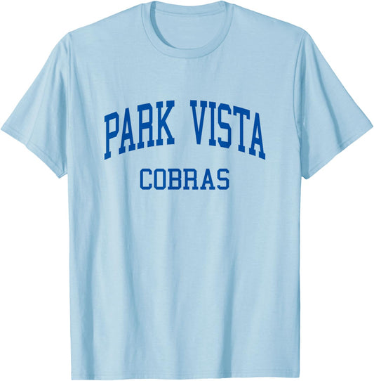 Park Vista High School HS Lake Worth FL Retro T-Shirt - T-Shirt | Light Blue