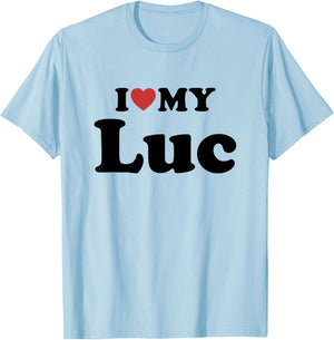 I Love My Luc T-Shirt - T-Shirt | Light Blue