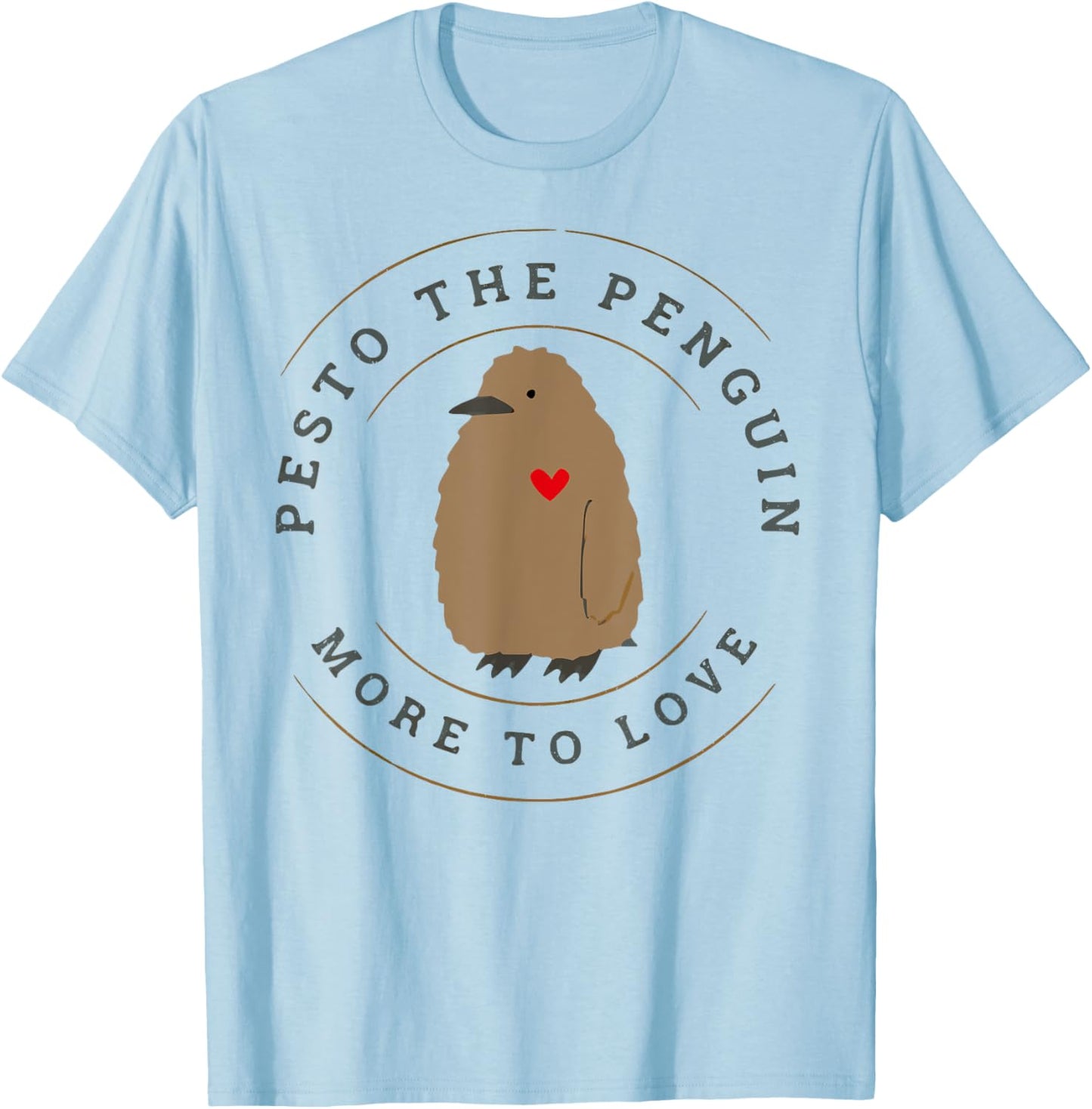 Pesto The Penguin More To Love T-Shirt - T-Shirt | Light Blue