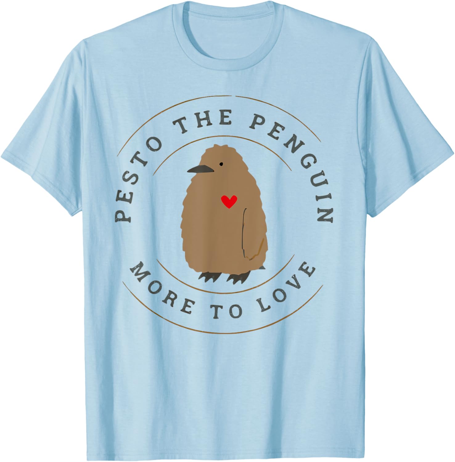 Pesto The Penguin More To Love T-Shirt - T-Shirt | Light Blue