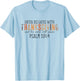 Vintage Enter His Gates With Thanksgiving Psalm 100:4 T-Shirt - T-Shirt | Light Blue