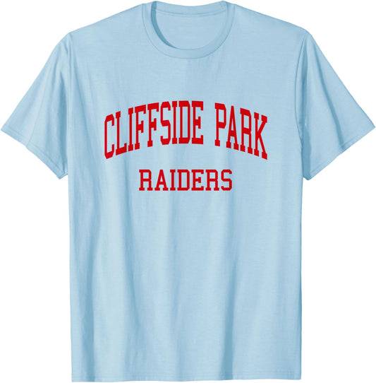 Cliffside Park High School HS Cliffside Park NJ Retro T-Shirt - T-Shirt | Light Blue