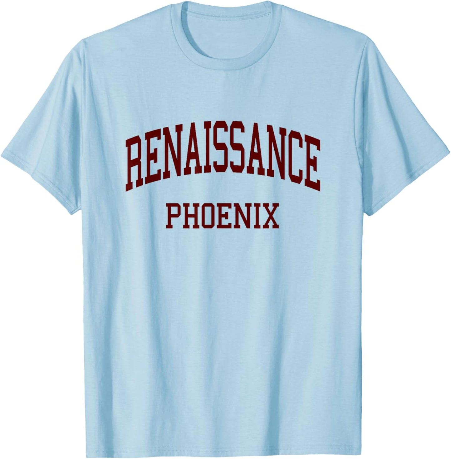 Renaissance High School HS Detroit MI Retro T-Shirt - T-Shirt | Light Blue