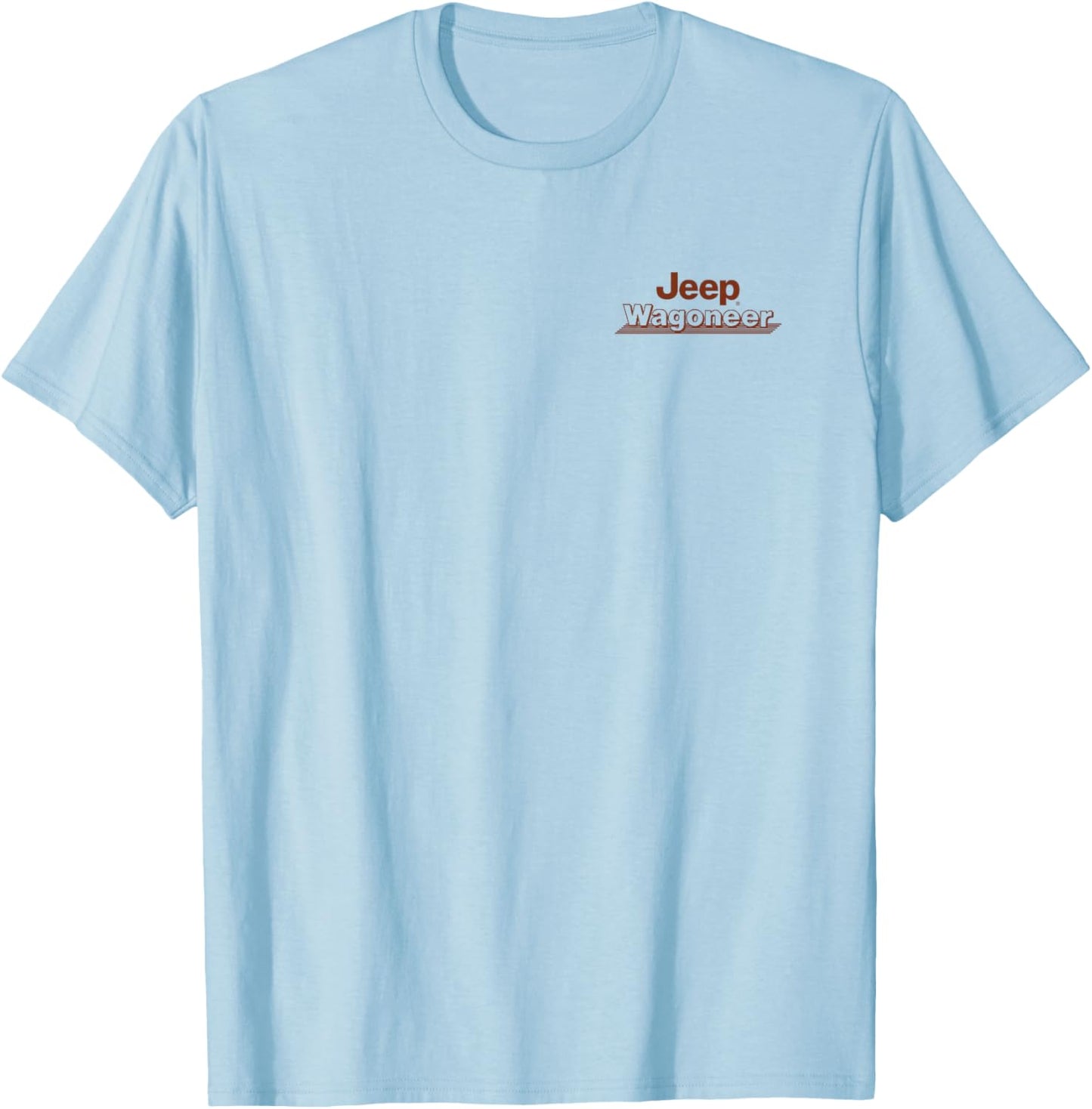 Jeep Wagoneer 4x4 Legend Orange - Officially Licensed T-Shirt - T-Shirt | Light Blue