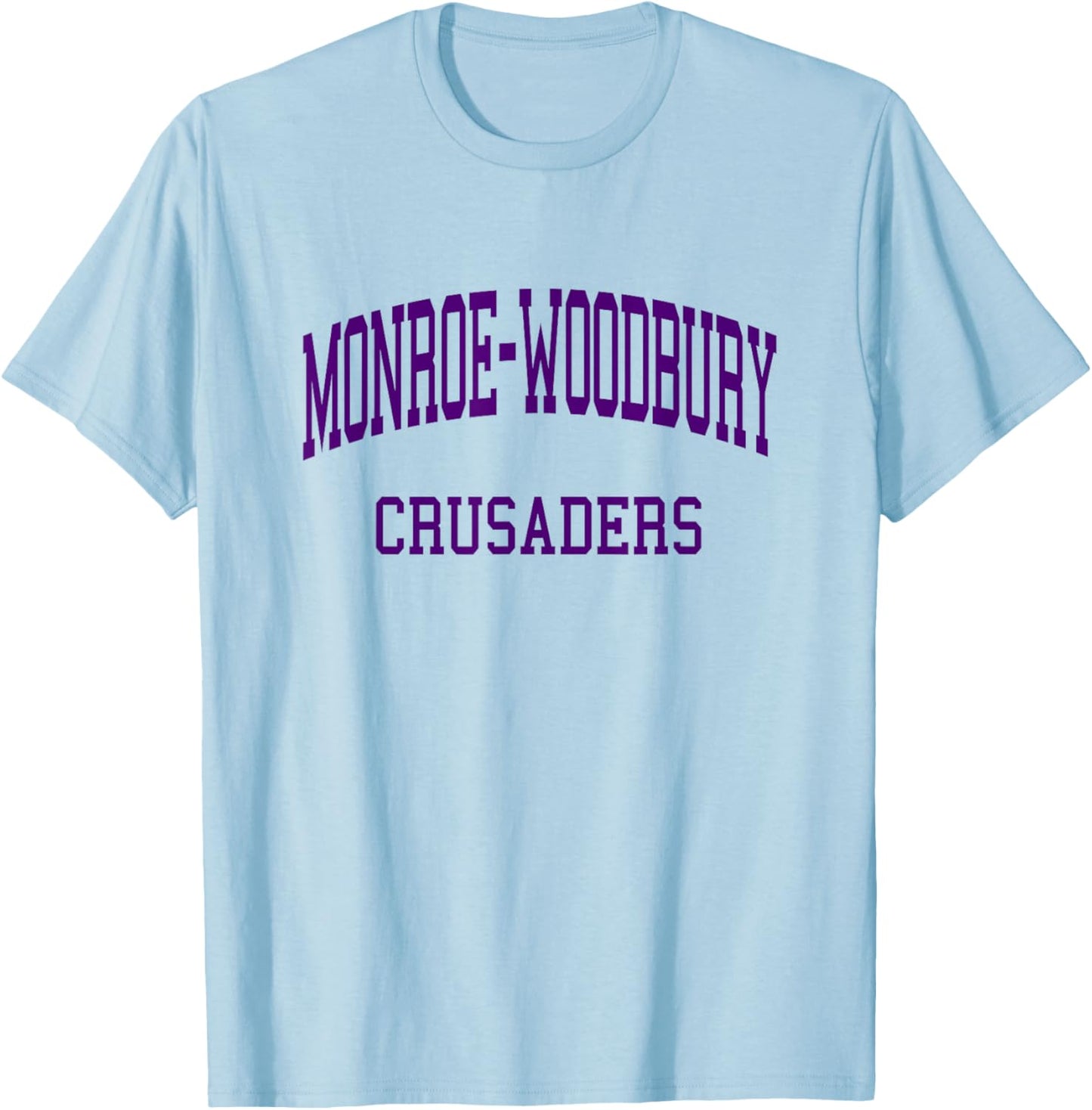 Monroe-Woodbury High School HS Central Valley NY Retro T-Shirt - T-Shirt | Light Blue