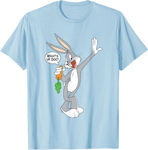 Looney Tunes Bug Bunny What's Up Doc T-Shirt - T-Shirt | Light Blue
