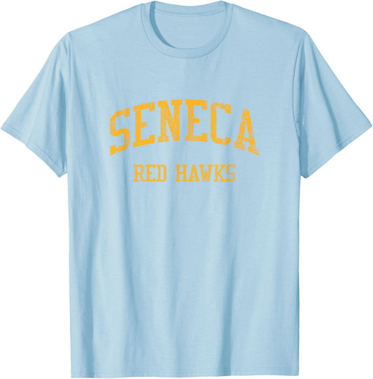 Seneca High School HS Louisville KY Vintage Sports T-Shirt - T-Shirt | Light Blue