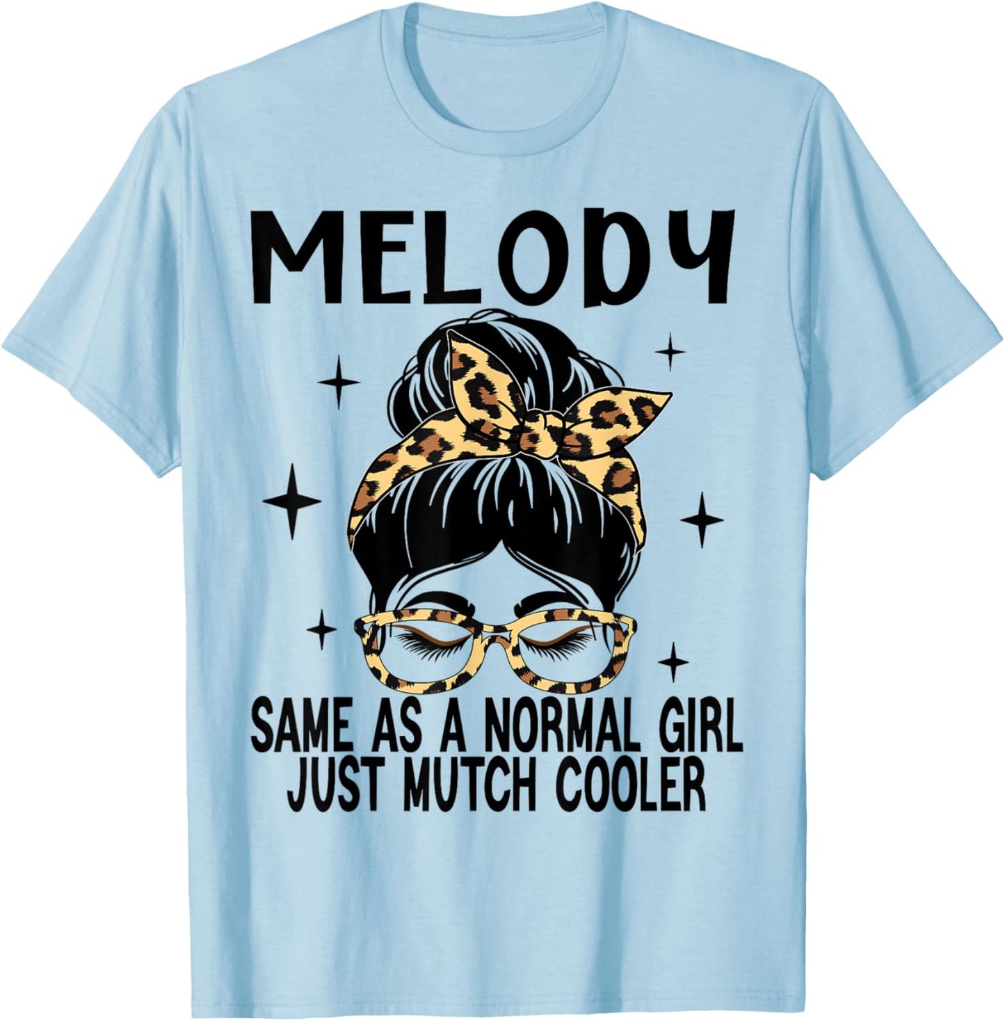 MELODY Costume Cute Definition Personalized Name MELODY T-Shirt - T-Shirt | Light Blue