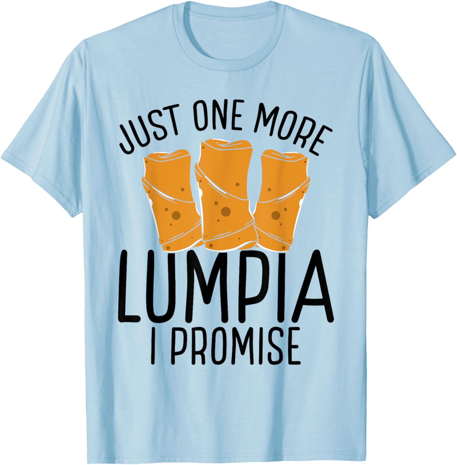 Lumpia Wrappers Manila Philipino Snack Filipina Food T-Shirt - T-Shirt | Light Blue