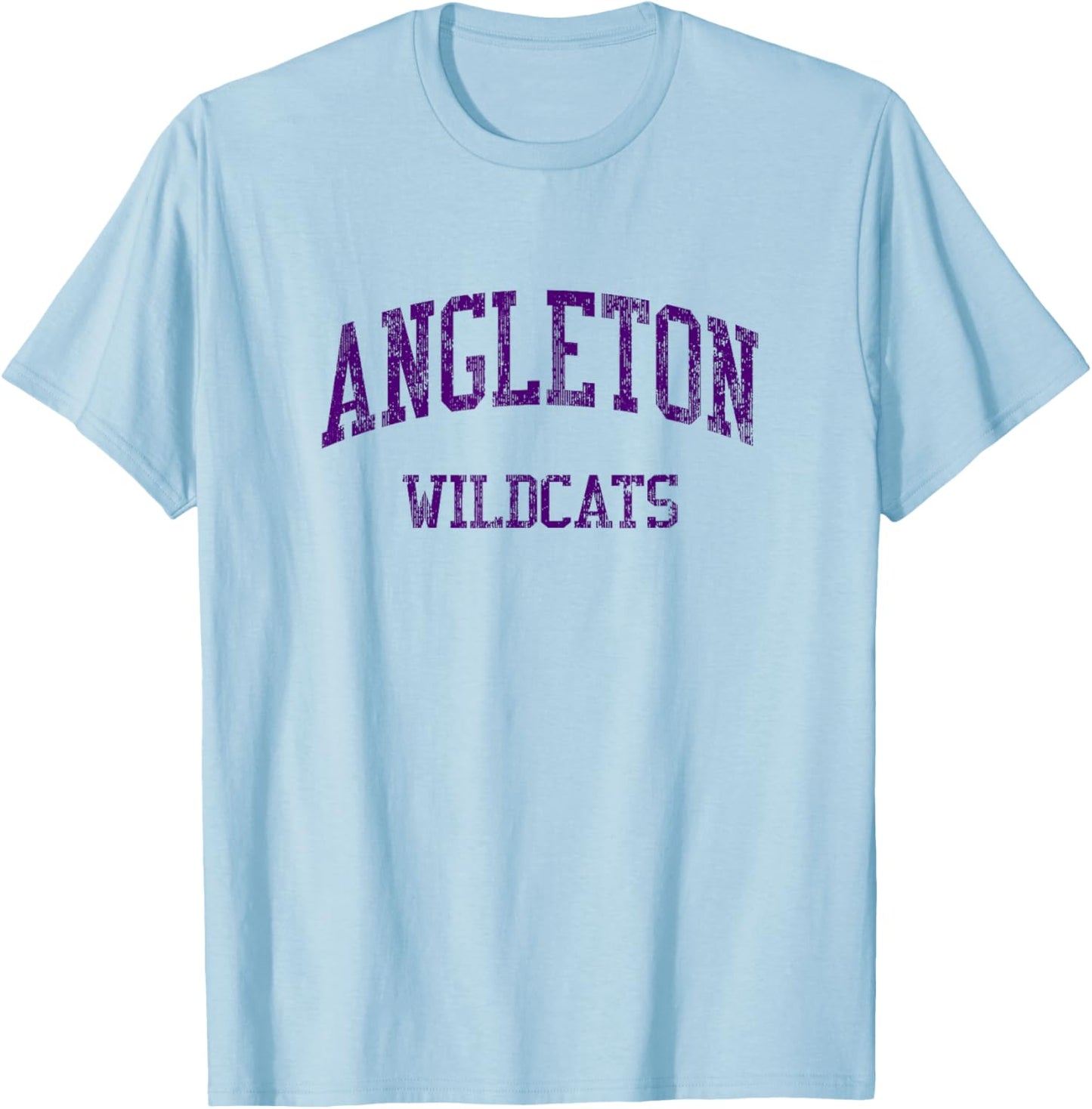 Angleton High School HS Angleton TX Vintage Sports T-Shirt - T-Shirt | Light Blue