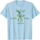 St. Patrick's Martini Irish Baby A Tini Bit Irish Lucky Girl T-Shirt - T-Shirt | Light Blue