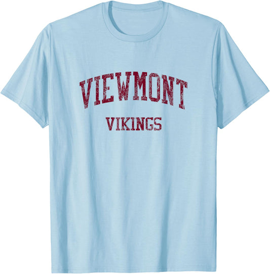Viewmont High School HS Bountiful UT Vintage Sports T-Shirt - T-Shirt | Light Blue