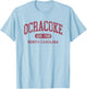 Ocracoke North Carolina Vintage Established 1700 Souvenir T-Shirt - T-Shirt | Light Blue