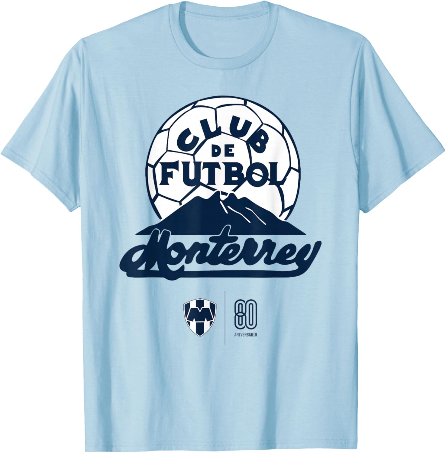 Stripes of Monterrey Anniversary N°80 T-Shirt - T-Shirt | Light Blue