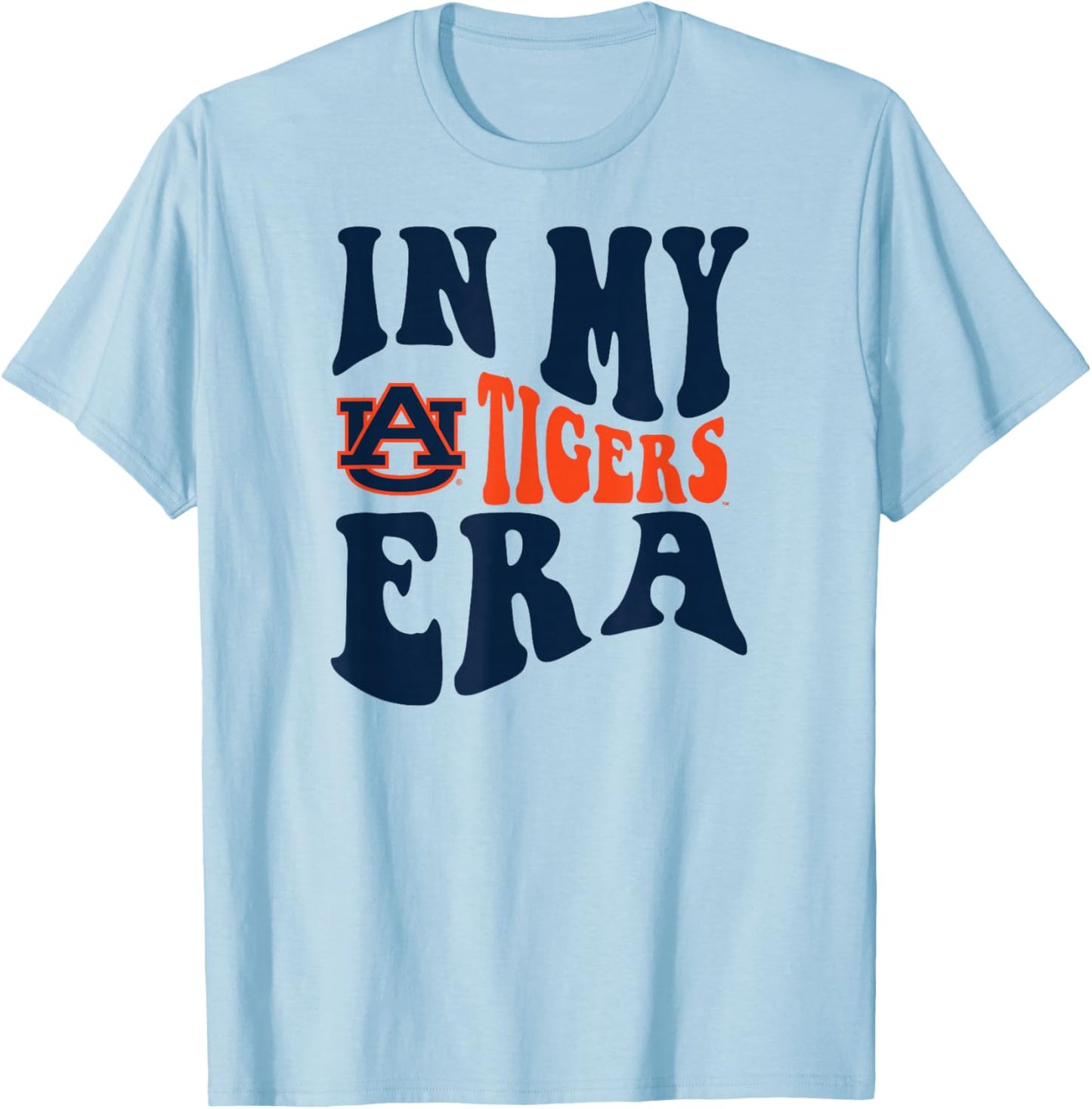 Auburn Tigers Era White Officially Licensed T-Shirt - T-Shirt | Light Blue