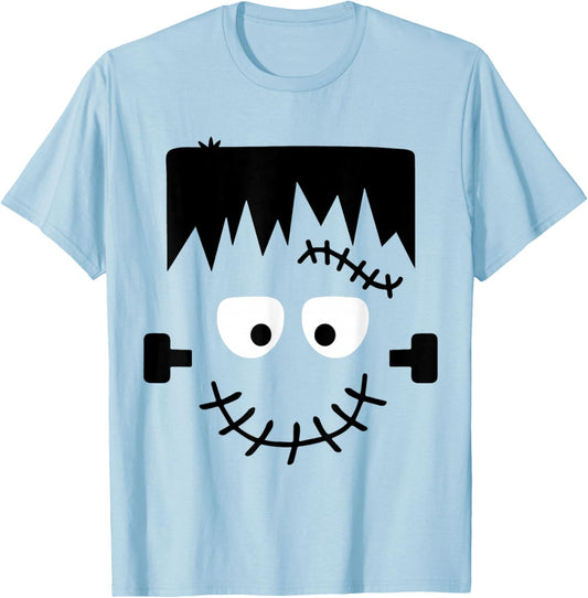 Frankenstein Monster Halloween Costume T-Shirt - T-Shirt | Light Blue