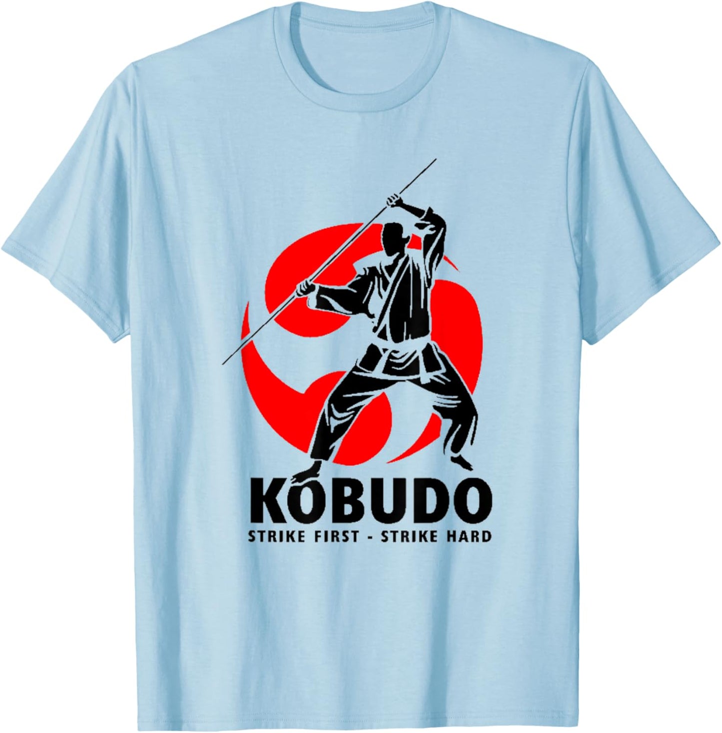 Okinawa Kobudo Japanisches Budo Cool Asiatische Kampfsport-Fans T-Shirt - T-Shirt | Light Blue