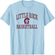 Arkansas Little Rock Trojans Basketball Screen White T-Shirt - T-Shirt | Light Blue