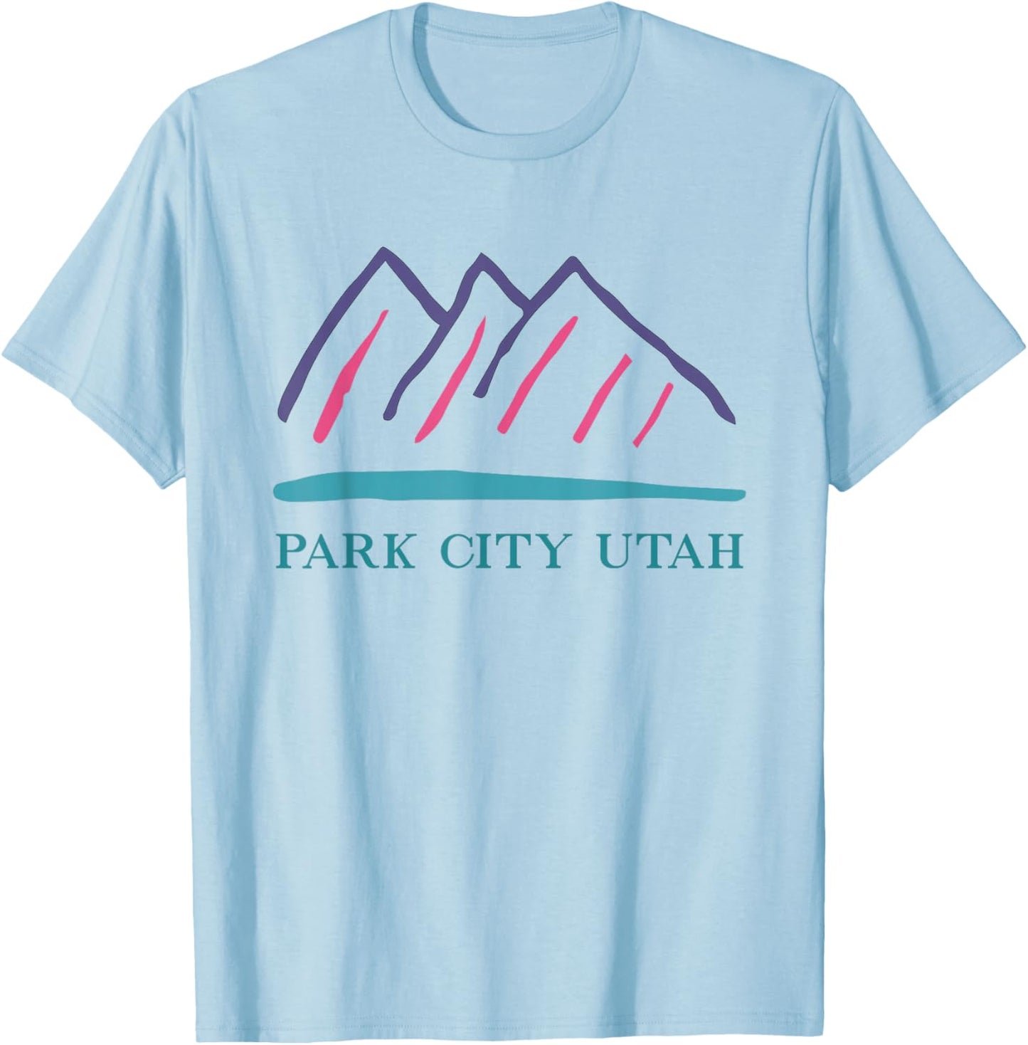 Park City Utah 90s Style Vintage T-Shirt - T-Shirt | Light Blue