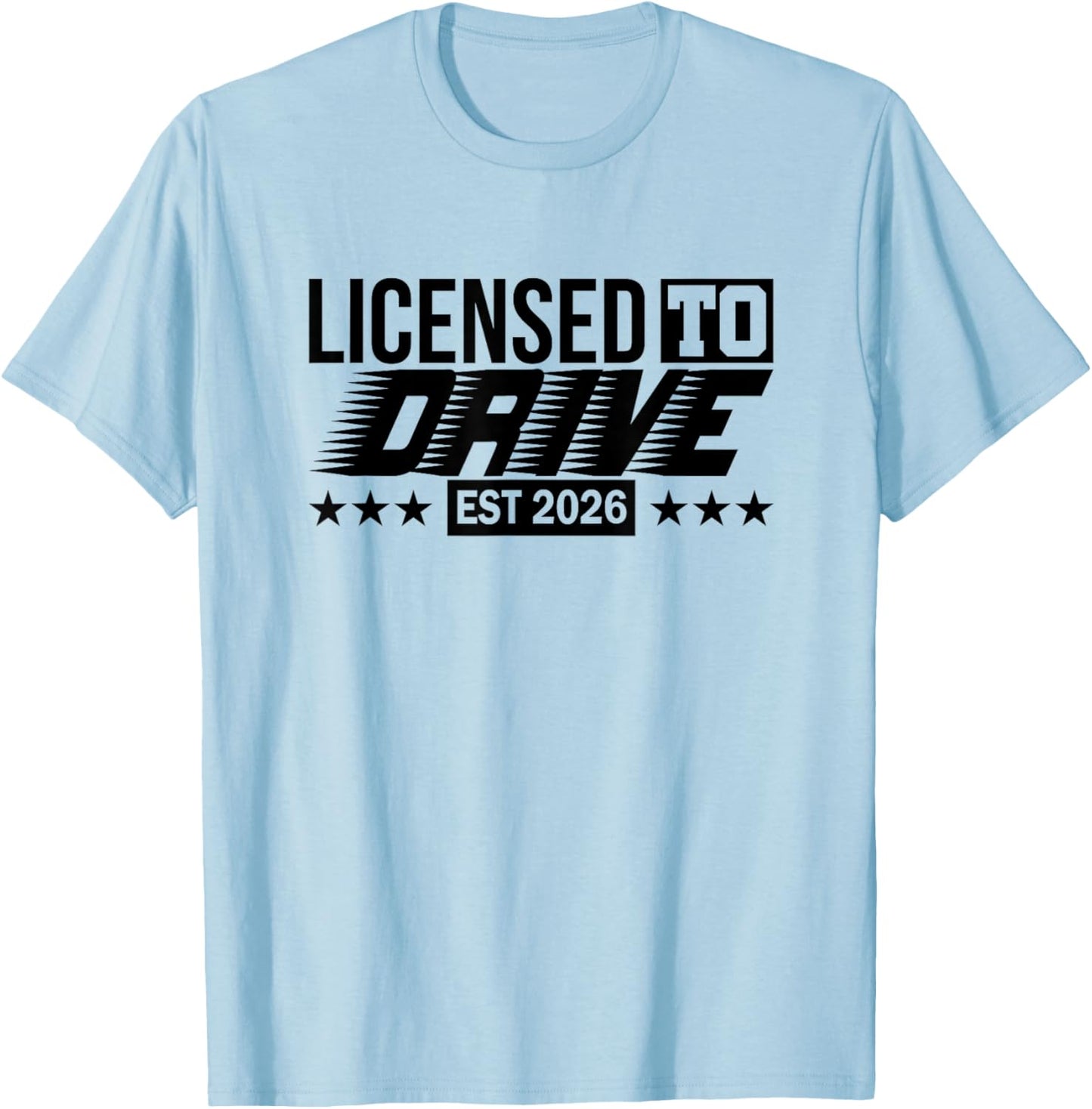 Führerscheinprüfung Fahrprüfung bestanden Führerschein 2026 T-Shirt - T-Shirt | Light Blue