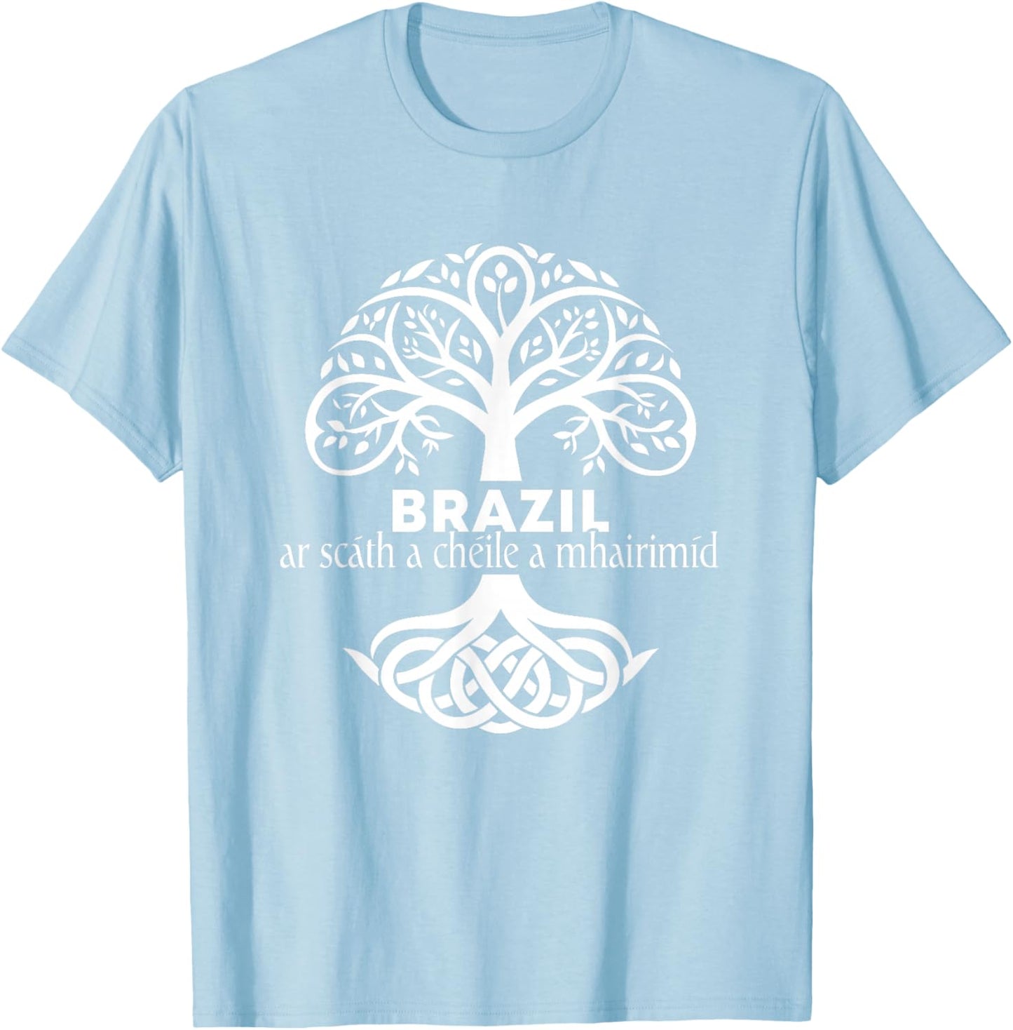 Brazil Irish Family Name Celtic Irish Roots T-Shirt - T-Shirt | Light Blue