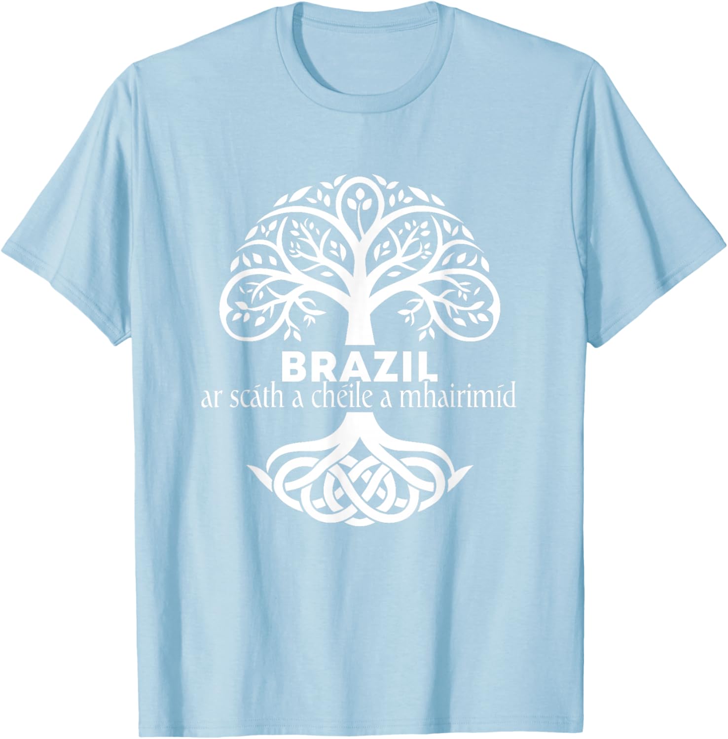 Brazil Irish Family Name Celtic Irish Roots T-Shirt - T-Shirt | Light Blue
