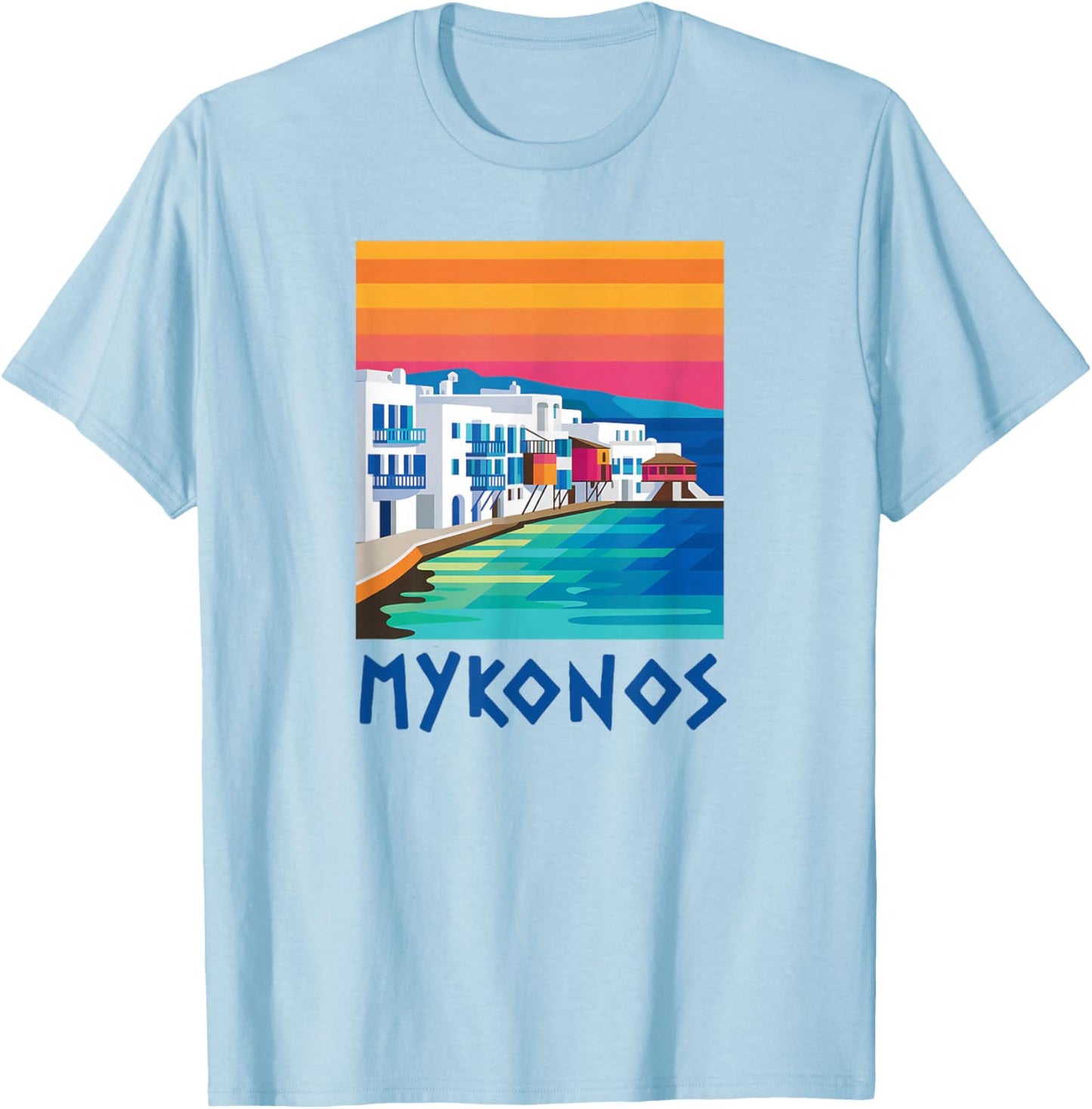 Mykonos T-Shirt - T-Shirt | Light Blue