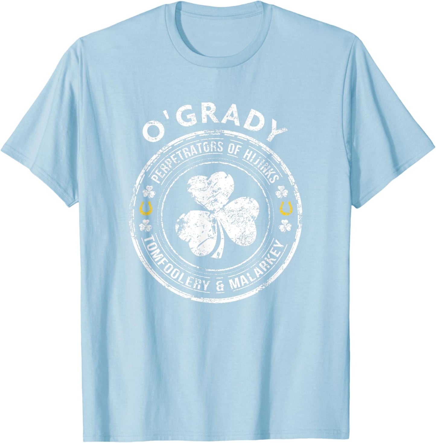 O'Grady Irish Family Name T-Shirt - T-Shirt | Light Blue