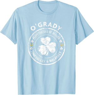 O'Grady Irish Family Name T-Shirt - T-Shirt | Light Blue