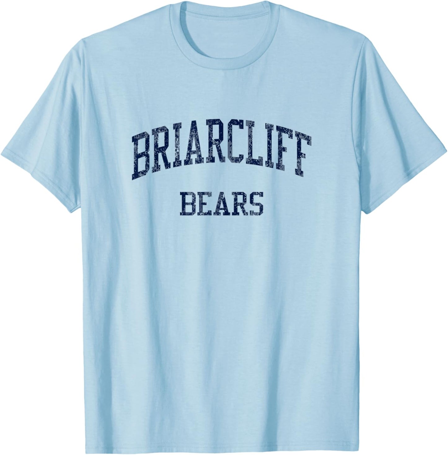Briarcliff High School HS Briarcliff Manor NY Vintage Sports T-Shirt - T-Shirt | Light Blue