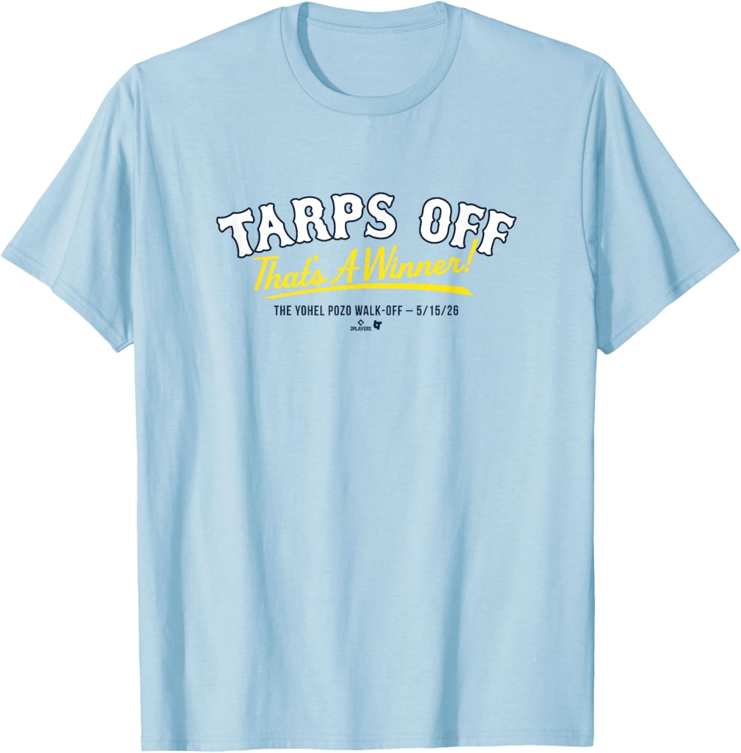 Yohel Pozo -The Tarps Off Walk-Off - St. Louis Baseball T-Shirt - T-Shirt | Light Blue