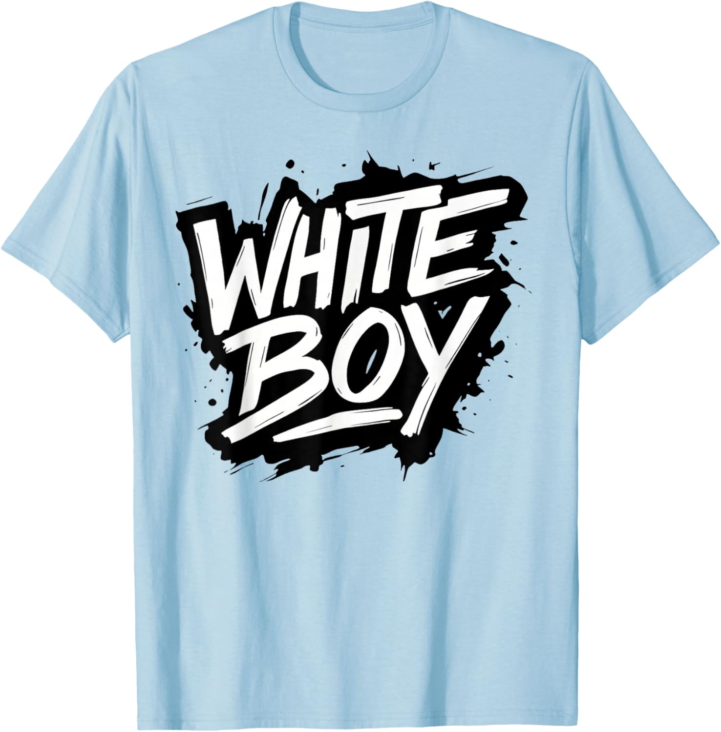 White Boy of The Year Boys Kids Funny Graphic T-Shirt - T-Shirt | Light Blue