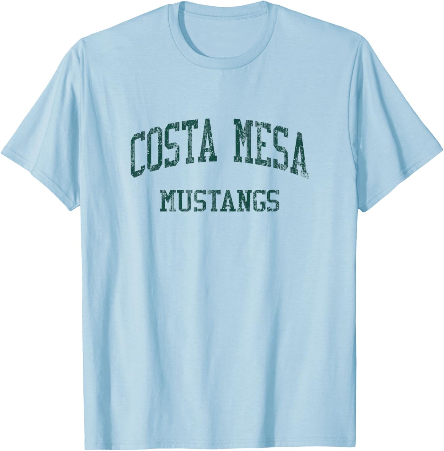 Costa Mesa High School HS Costa Mesa CA Vintage Sports T-Shirt - T-Shirt | Light Blue