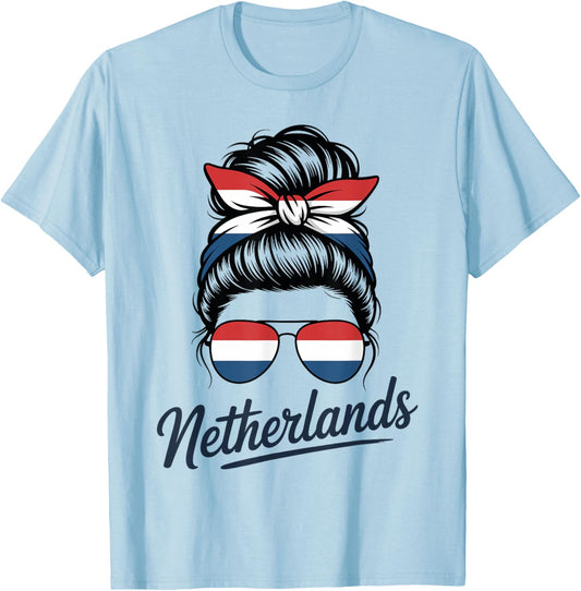 Dutch Girl – Geschenk für Mädchen, Holland-Flagge, Humor T-Shirt - T-Shirt | Light Blue