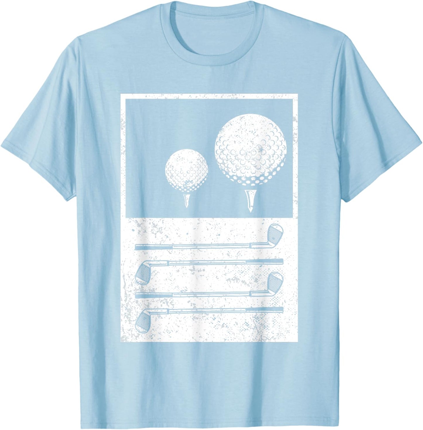 Vintage Golf Balls Golf Player T-Shirt - T-Shirt | Light Blue