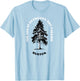 Burton The Great Outdoors Are Calling Tree Nature T-Shirt - T-Shirt | Light Blue