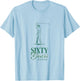 60 Years and Still Swinging – Funny Golf Birthday T-Shirt - T-Shirt | Light Blue
