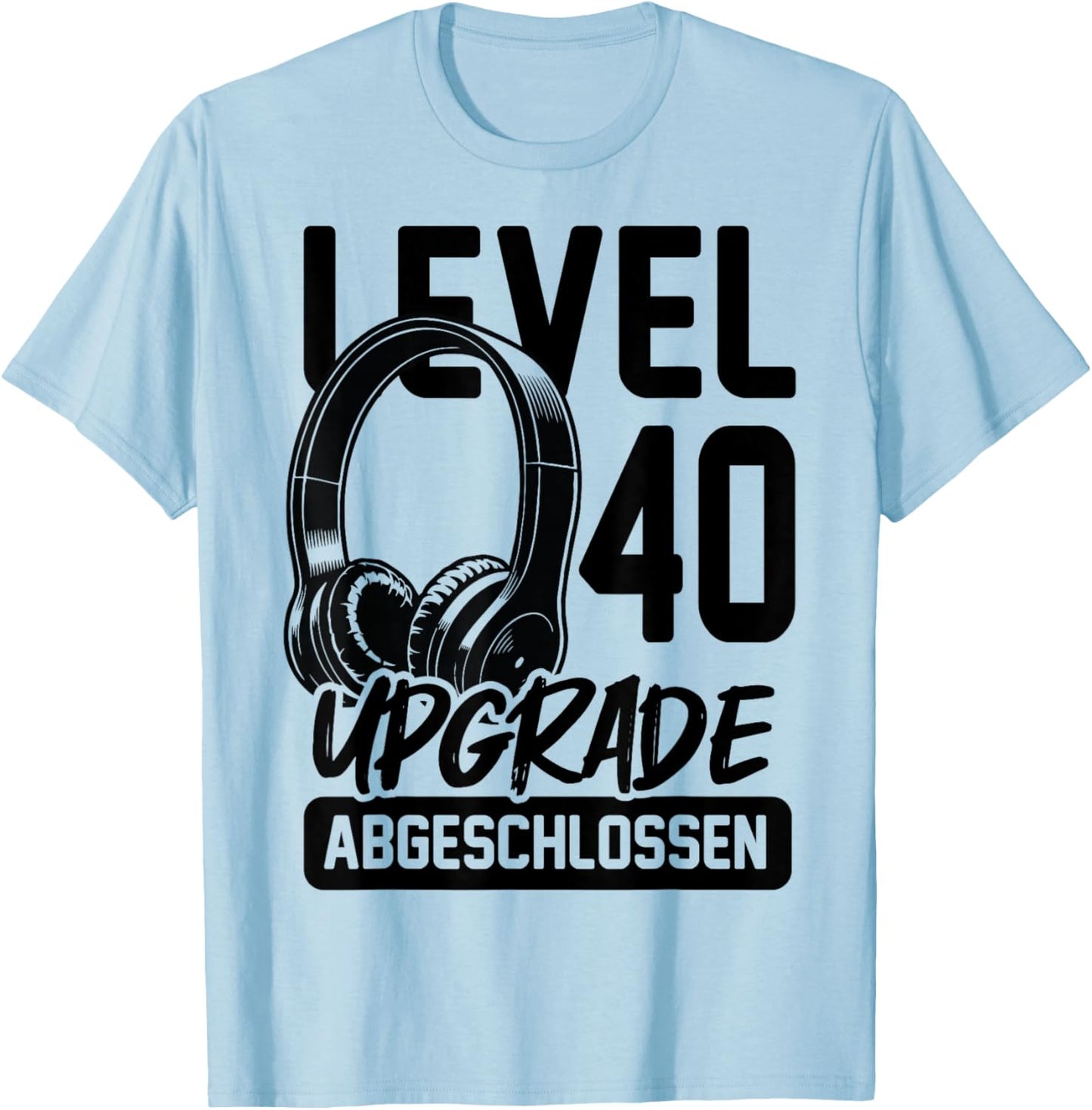 40. Geburtstag Jungen Video Gamer Offiziell 40 Upgrade Mann T-Shirt - T-Shirt | Light Blue
