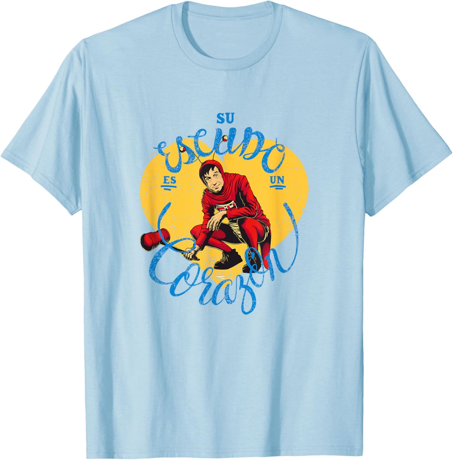Chapulin Colorado - Fun Desings for Kids, Teen, Women & Men T-Shirt - T-Shirt | Light Blue